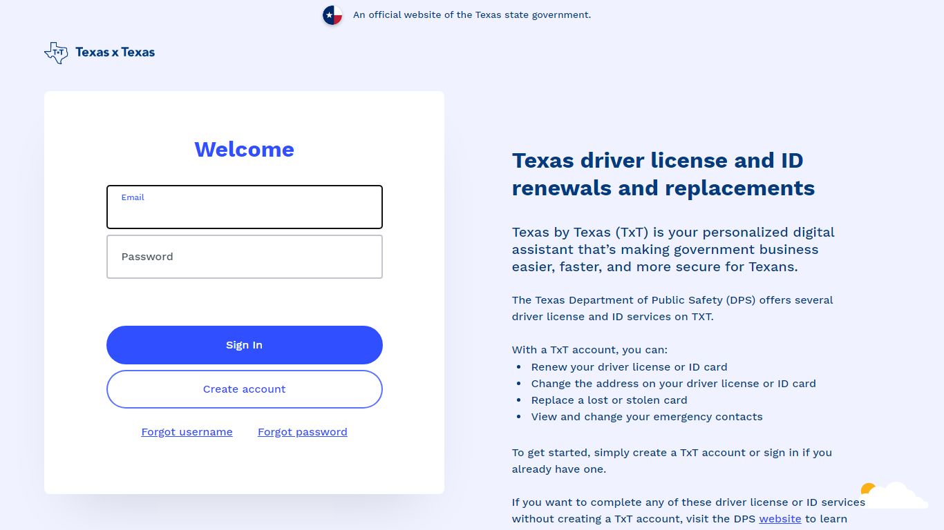 Texas driver license and ID renewals and replacements